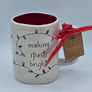 Rae Dunn Christmas Mug MAKING SPIRITS BRIGHT NEW 2025 Release!